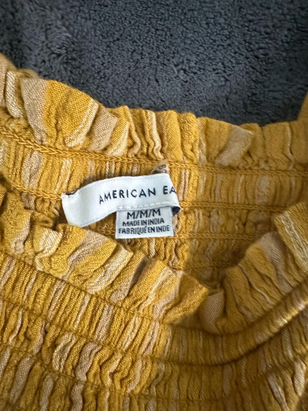 American Eagle Striped Romper NWOT